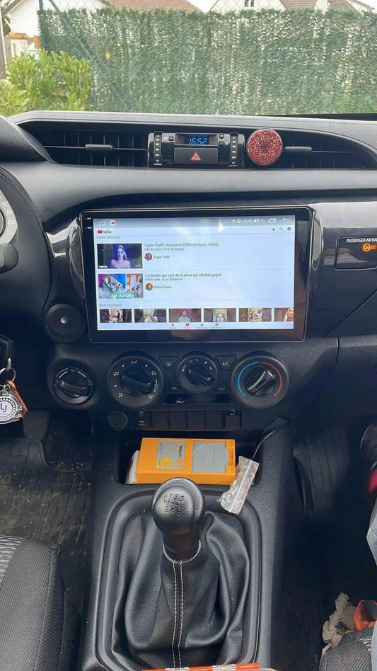 Autoradio Toyota Hilux -6G-128 - Android 13 -Double Enregistrement | Android 14 | Écran Tactile | CarPlay | Bluetooth | GPS