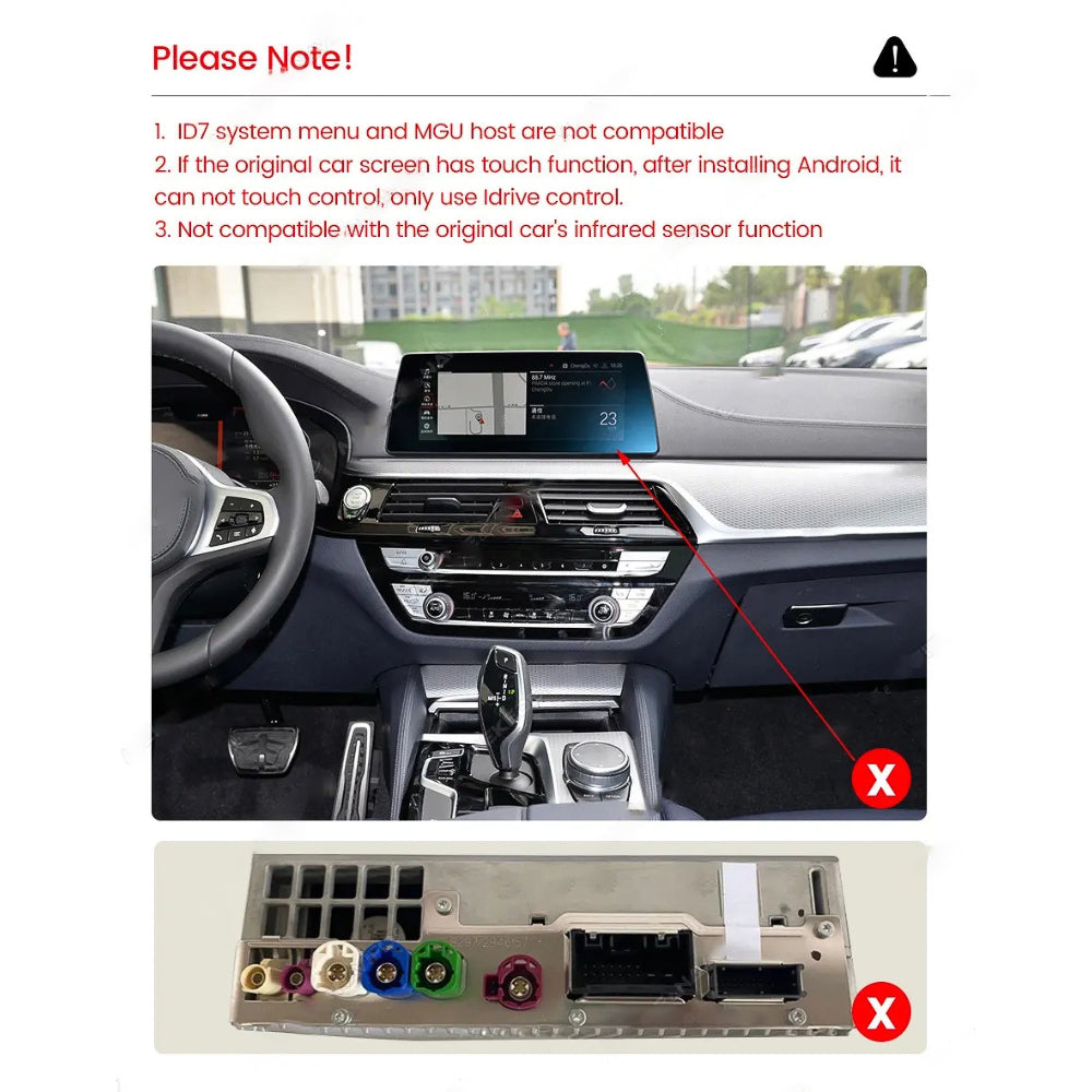 BMW 5 Series 2017-2024 G30 G31 Android 13 Autoradio CarPlay & Android Auto