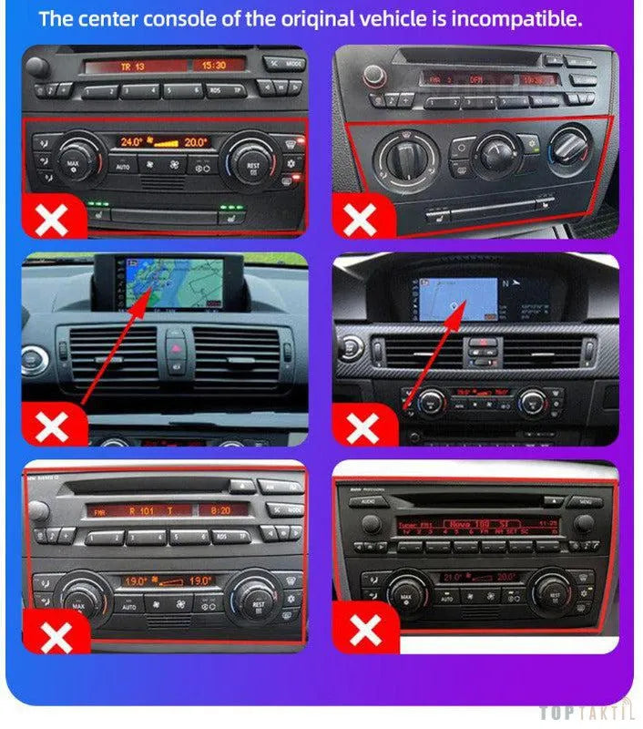 Autoradio Android 13//4G-64G-Bmw 1 Series E88 E82 E81 E87 2004-2012 | Android 14 | Écran Tactile | CarPlay | Bluetooth | GPS
