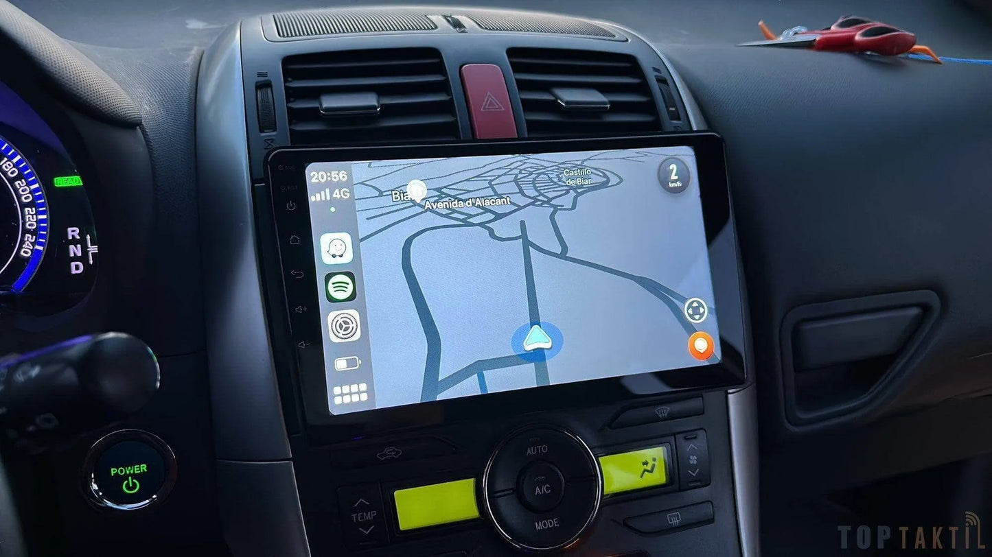 Autoradio Toyota Auris 2008-2011 Avec Carplay | Android 14 | Écran Tactile | Bluetooth | GPS
