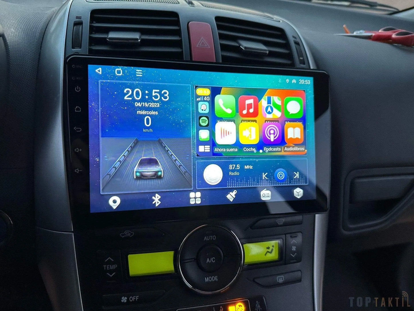 Autoradio Toyota Auris 2008-2011 Avec Carplay | Android 14 | Écran Tactile | Bluetooth | GPS