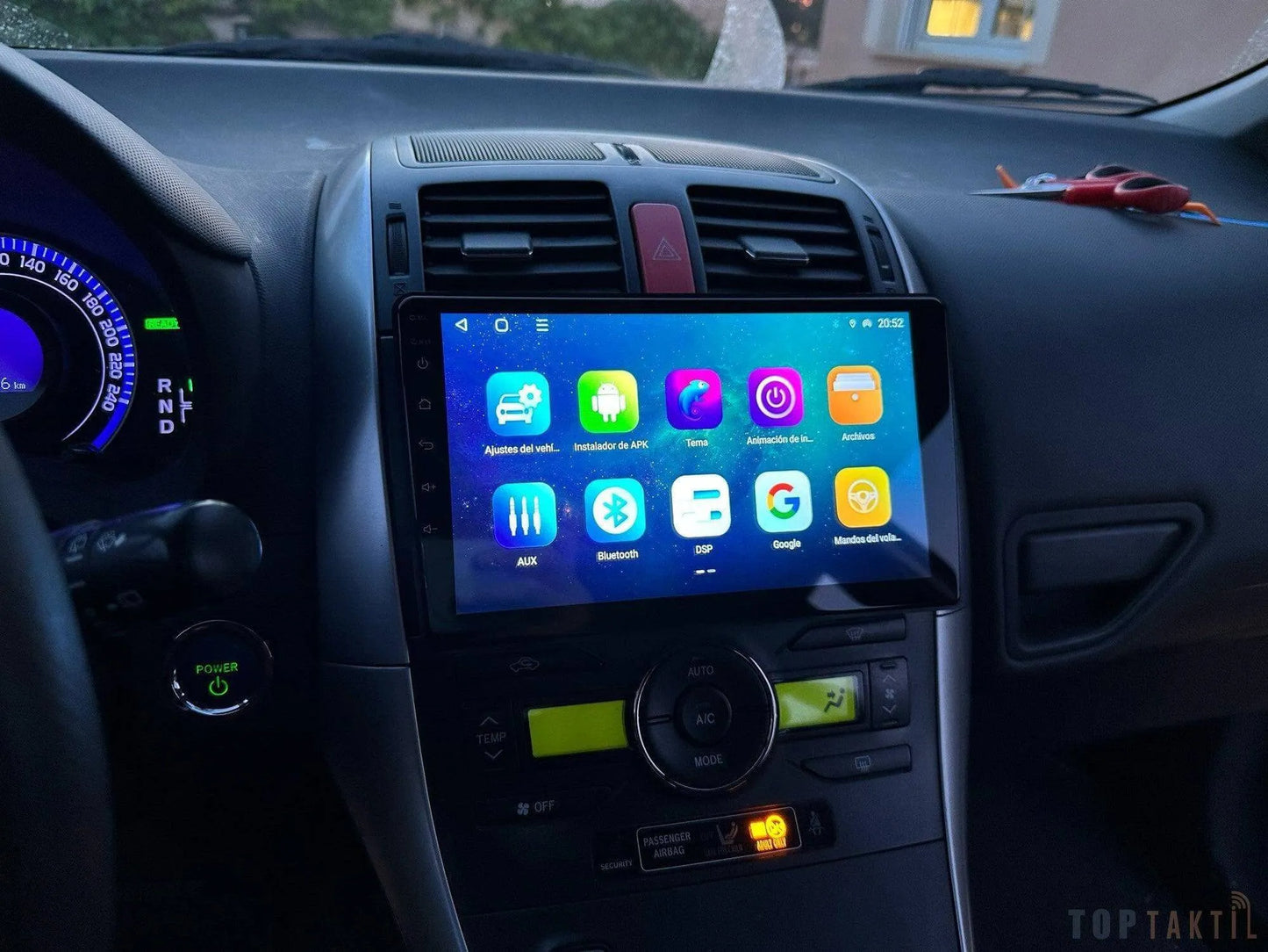 Autoradio Toyota Auris 2008-2011 Avec Carplay | Android 14 | Écran Tactile | Bluetooth | GPS