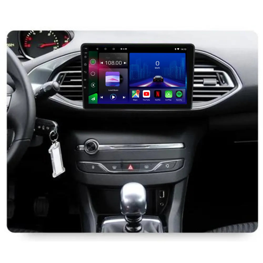Peugeot | 308 308 SW 308s T9 | 2013-2020| Android 13 Autoradio | Apple CarPlay | Android Auto