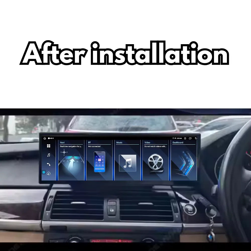BMW X5 X6 2006-2014 E70 E71 Android 13 Autoradio CarPlay & Android Auto