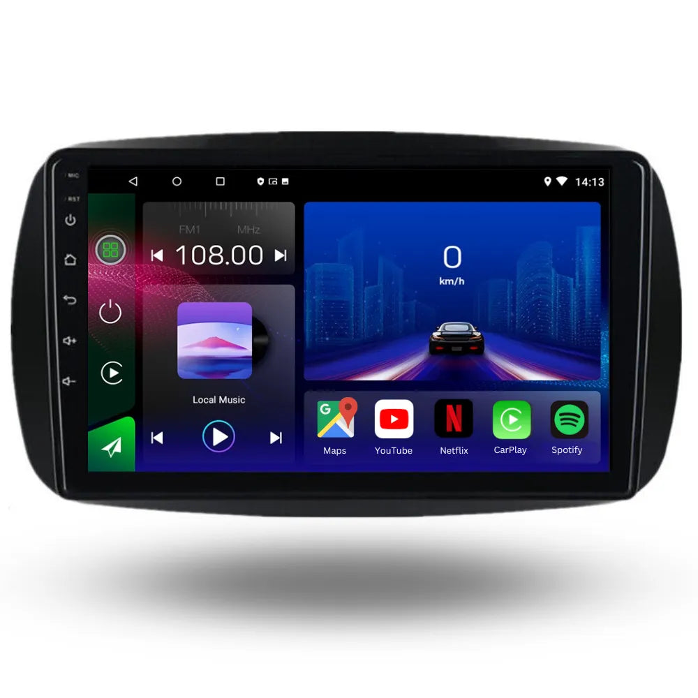 Smart | Fortwo | 2015-2020 | Android 13 Autoradio | Apple CarPlay | Android Auto