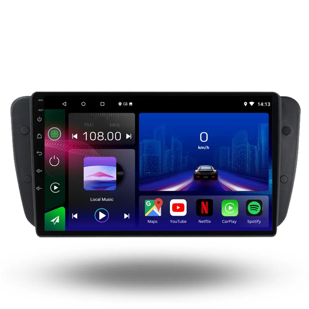 Seat Ibiza | 2009-2014 | Android 13 Autoradio | Apple CarPlay | Android Auto
