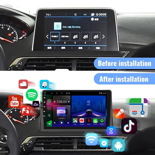 Peugeot 3008 | 4008 | 5008 | 2017-2022 | Android 13 Autoradio | Apple CarPlay | Android Auto