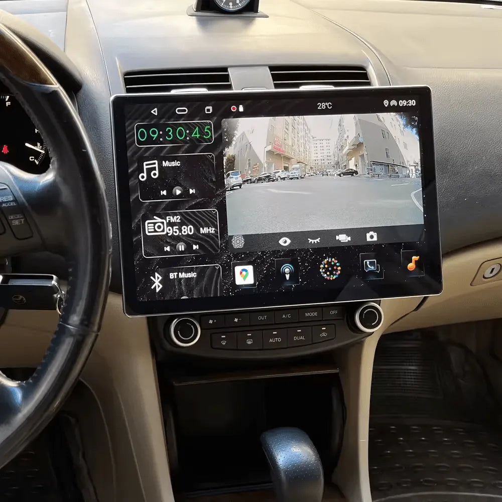 Autoradio Jmance Android 13 - Écran Qled 13 Pouces, 6G+128G, Carplay & Android Auto | Android 14 | Écran Tactile | Bluetooth | GPS