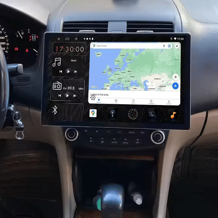 Autoradio Jmance Android 13 - Écran Qled 13 Pouces, 6G+128G, Carplay & Android Auto | Android 14 | Écran Tactile | Bluetooth | GPS