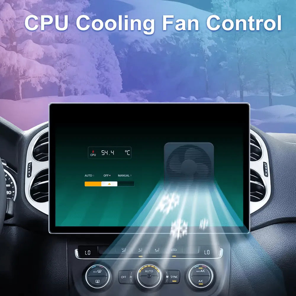 Autoradio Jmance Android 13 - Écran Qled 13 Pouces, 6G+128G, Carplay & Android Auto | Android 14 | Écran Tactile | Bluetooth | GPS