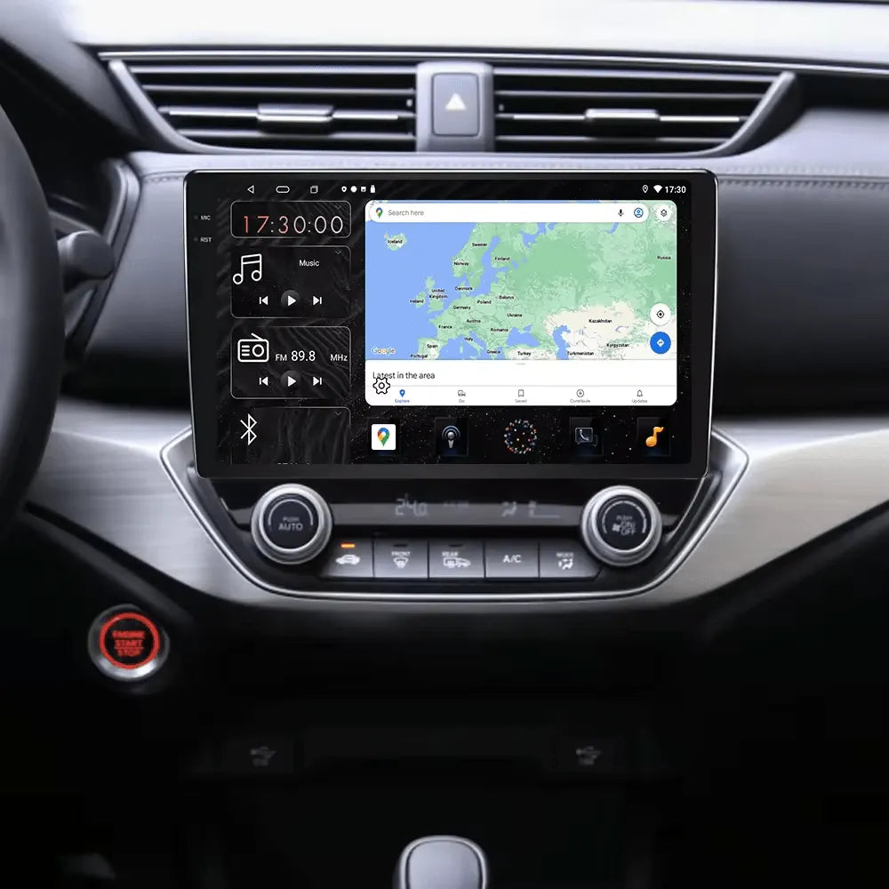 Autoradio Jmance Android 13 - Écran Qled 13 Pouces, 6G+128G, Carplay & Android Auto | Android 14 | Écran Tactile | Bluetooth | GPS