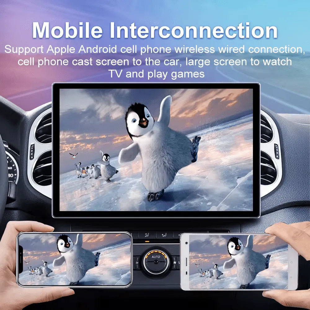 Autoradio Jmance Android 13 - Écran Qled 13 Pouces, 6G+128G, Carplay & Android Auto | Android 14 | Écran Tactile | Bluetooth | GPS