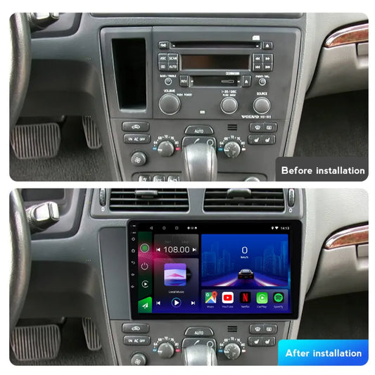 Volvo XC70 | V70 | S60 | 2004-2007 | Android 13 Autoradio | Apple CarPlay | Android Auto