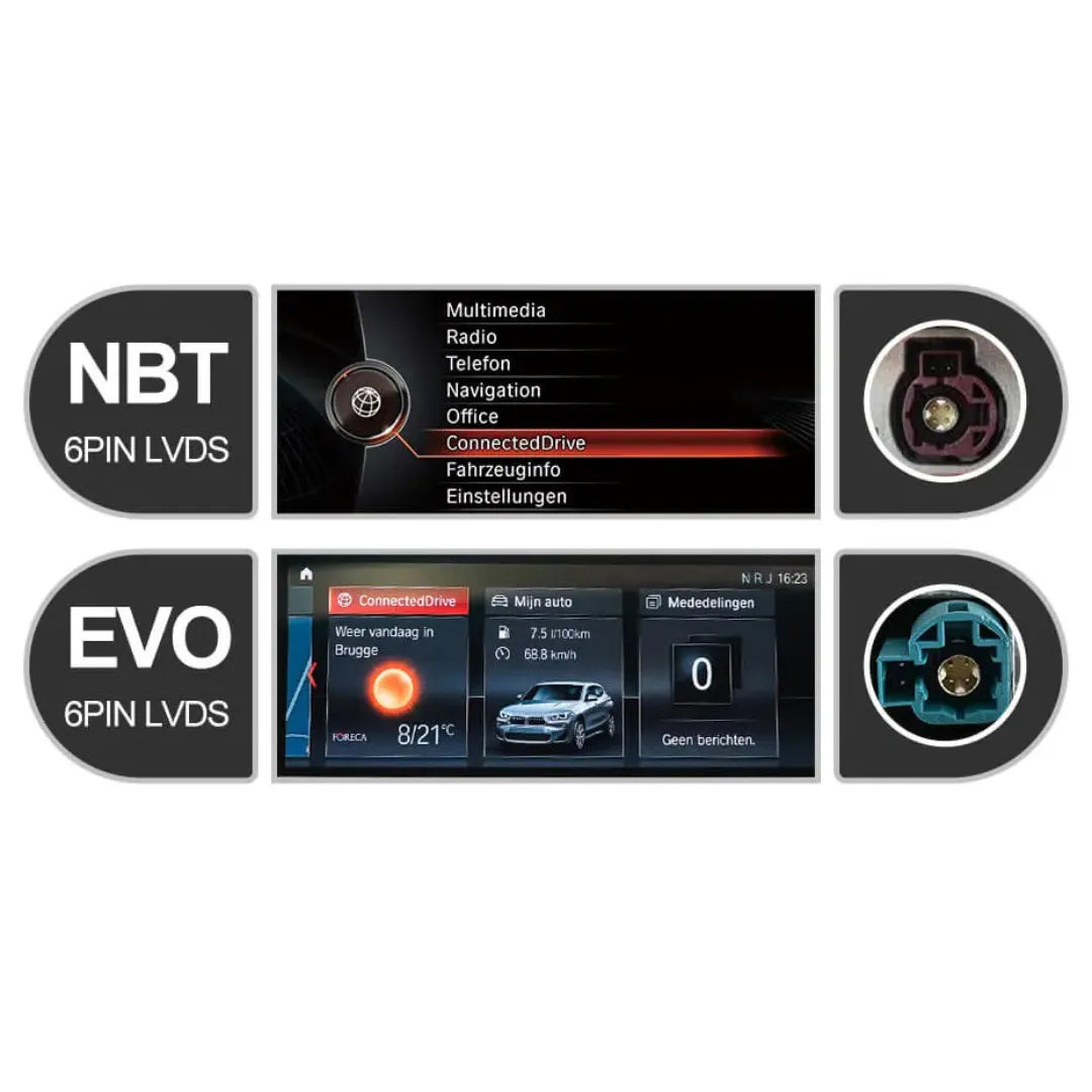 BMW X1 X2 2015-2022 F48 F39 Android 13 CarPlay & Android Auto Autoradio NBT EVO