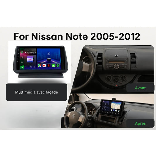 Nissan Note | 2005-2012 | Android 13 Autoradio | Apple CarPlay | Android Auto