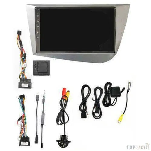 Poste Android 13//4G-64// Seat Leon 2005-2012/Carplay-Android Auto | Autoradio | Android 14 | Écran Tactile | Bluetooth | GPS