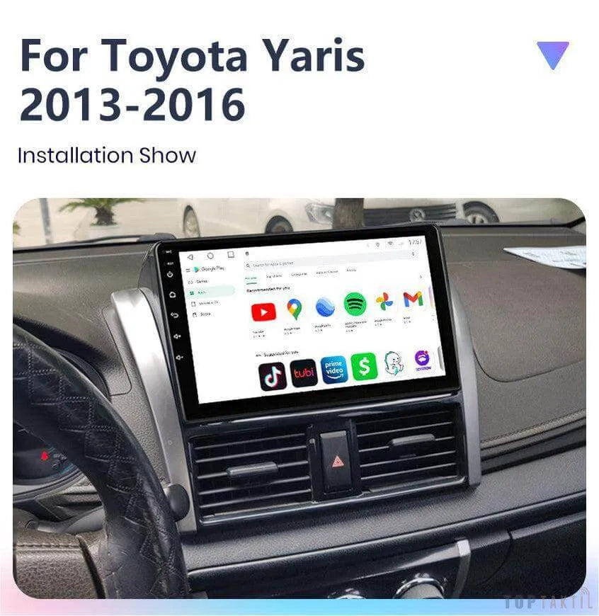 Poste Android 13 Toyota Yaris 2013-2016 //4G-64// | Autoradio | Android 14 | Écran Tactile | CarPlay | Bluetooth | GPS