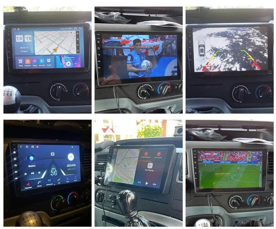Poste Android Ford Transit 2009-2019//4G-64 | Autoradio | Android 14 | Écran Tactile | CarPlay | Bluetooth | GPS