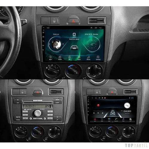 Poste Android13//4G-64// Ford Fiesta Mk5 2002-2008 | Autoradio | Android 14 | Écran Tactile | CarPlay | Bluetooth | GPS