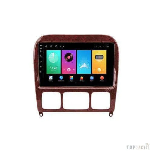Poste Android13//4G-64//Mercedes Classe S W220/Carplay-Android Auto | Autoradio | Android 14 | Écran Tactile | Bluetooth | GPS
