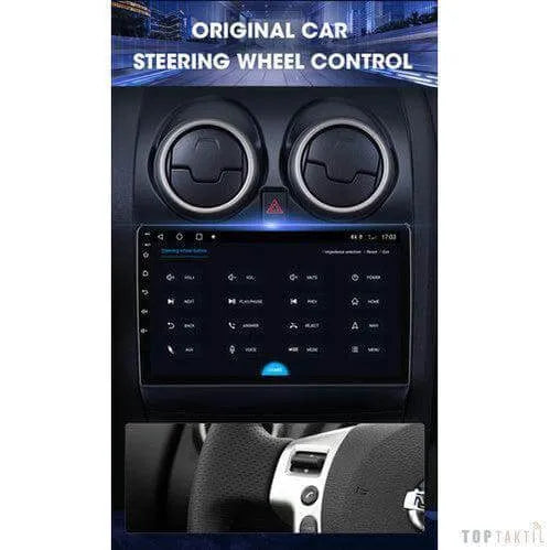 Poste Android13//4G-64//Nissan Qashqai 2006-2013/Carplay-Android Auto | Autoradio | Android 14 | Écran Tactile | Bluetooth | GPS