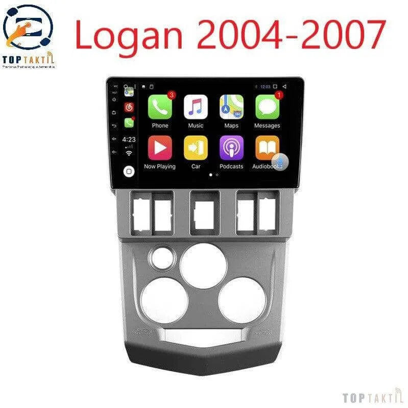 Poste Autoradio Android 13//4G-64G-Dacia Logan 2004-2007 | Android 14 | Écran Tactile | CarPlay | Bluetooth | GPS