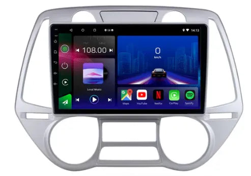Hyundai i20 | 2008-2012 | Android 13 Autoradio | Apple CarPlay | Android Auto
