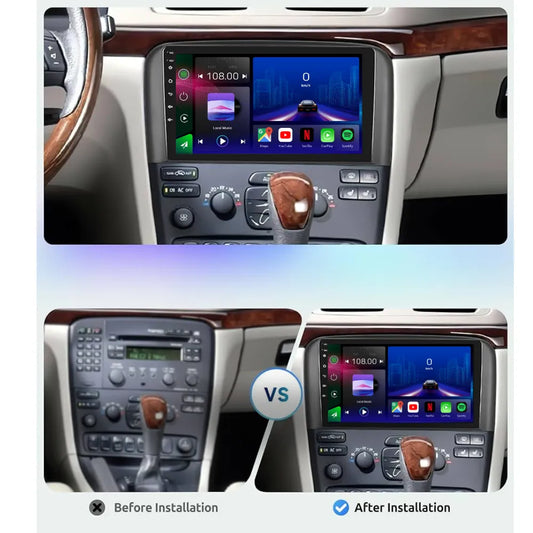 Volvo S80 | 2001-2006 | Android 13 Autoradio | Apple CarPlay | Android Auto