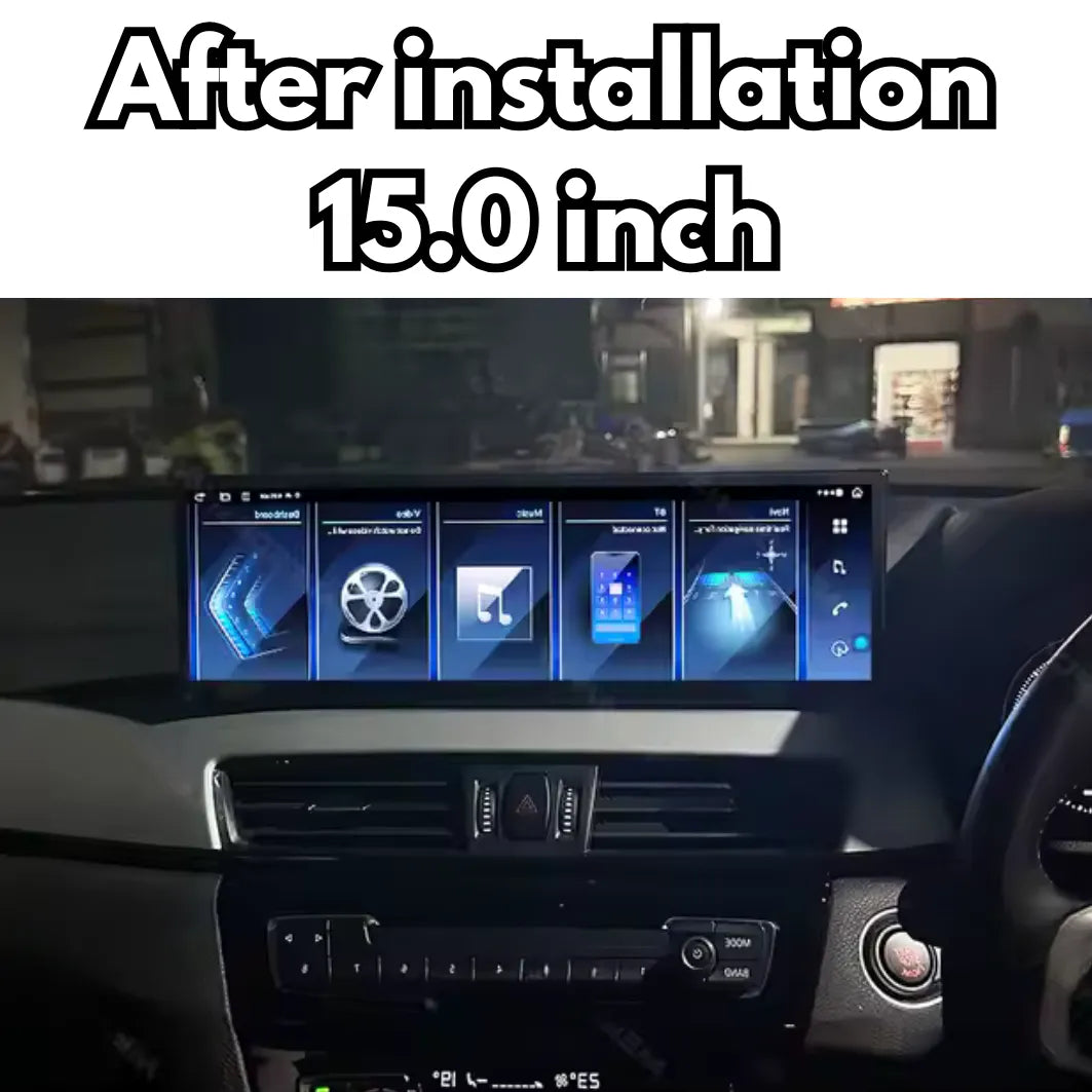 BMW X1 X2 2015-2022 F48 F39 Android 13 CarPlay & Android Auto Autoradio NBT EVO