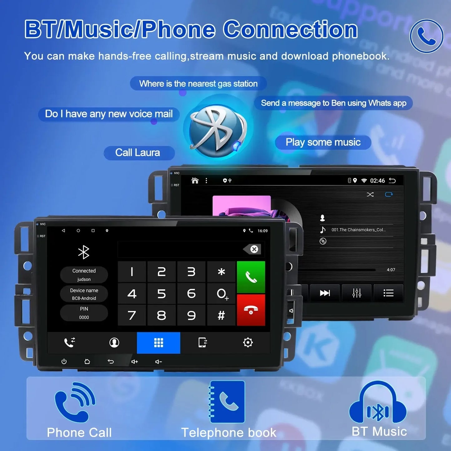 Poste Android13//4G-64//Chevrolet Captiva Aveo Lova Gentra Epica | Autoradio | Android 14 | Écran Tactile | CarPlay | Bluetooth | GPS