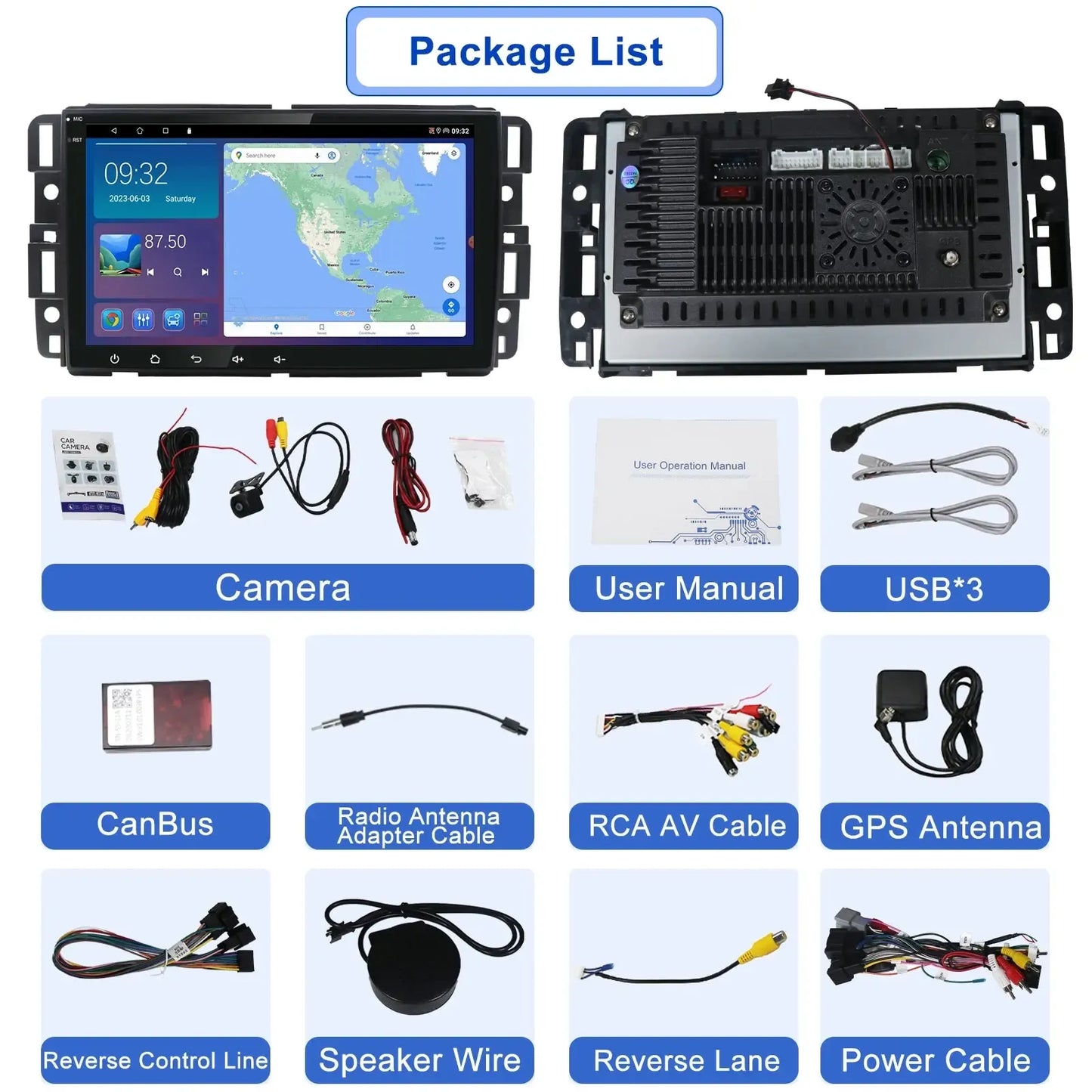 Poste Android13//4G-64//Chevrolet Captiva Aveo Lova Gentra Epica | Autoradio | Android 14 | Écran Tactile | CarPlay | Bluetooth | GPS
