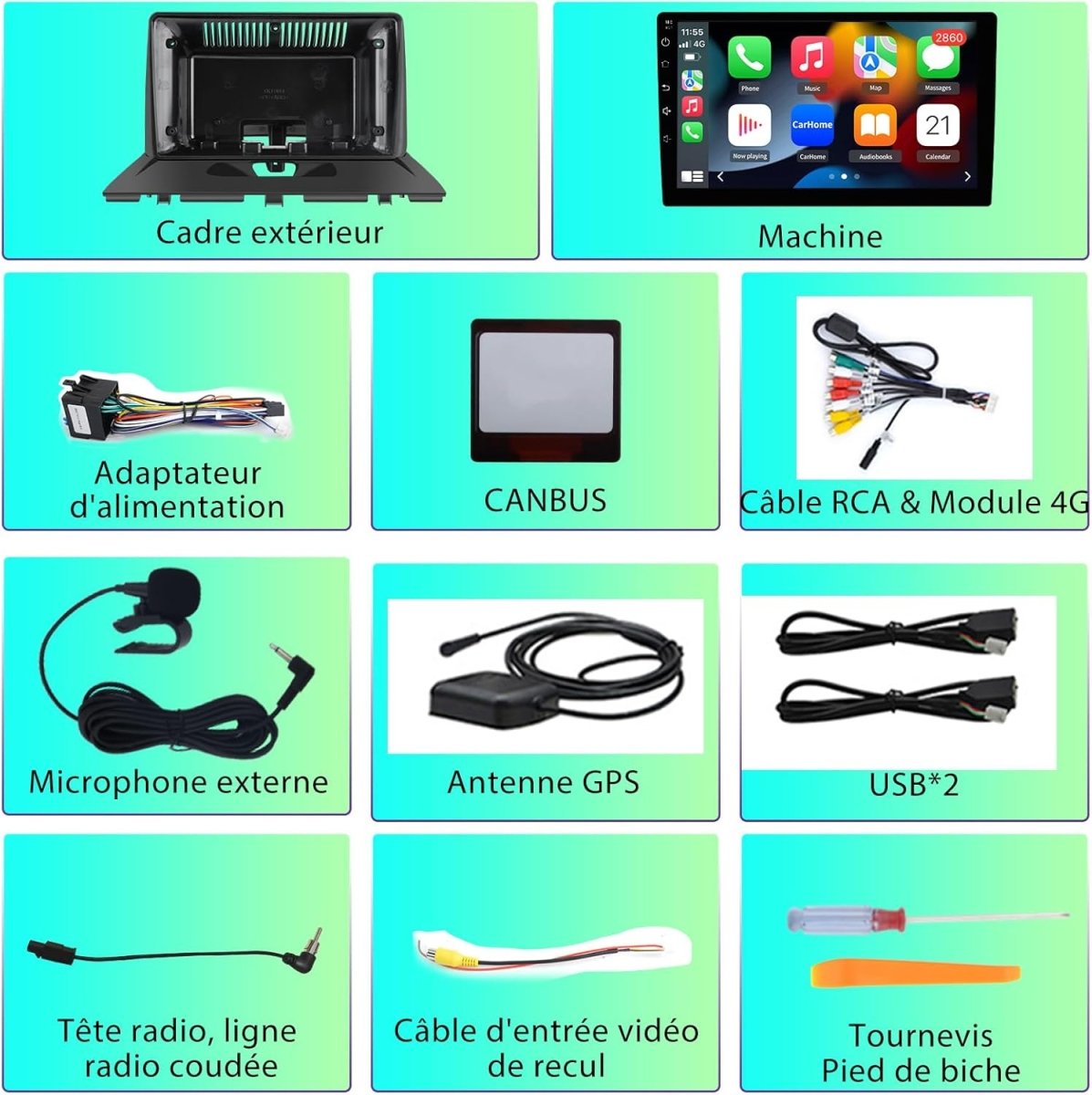 Citroen Jumpy | Peugeot Expert | Fiat Scudo | Toyota Proace | 2007 - 2016 | Android 15 Autoradio | Apple CarPlay | Android Auto - toptaktil