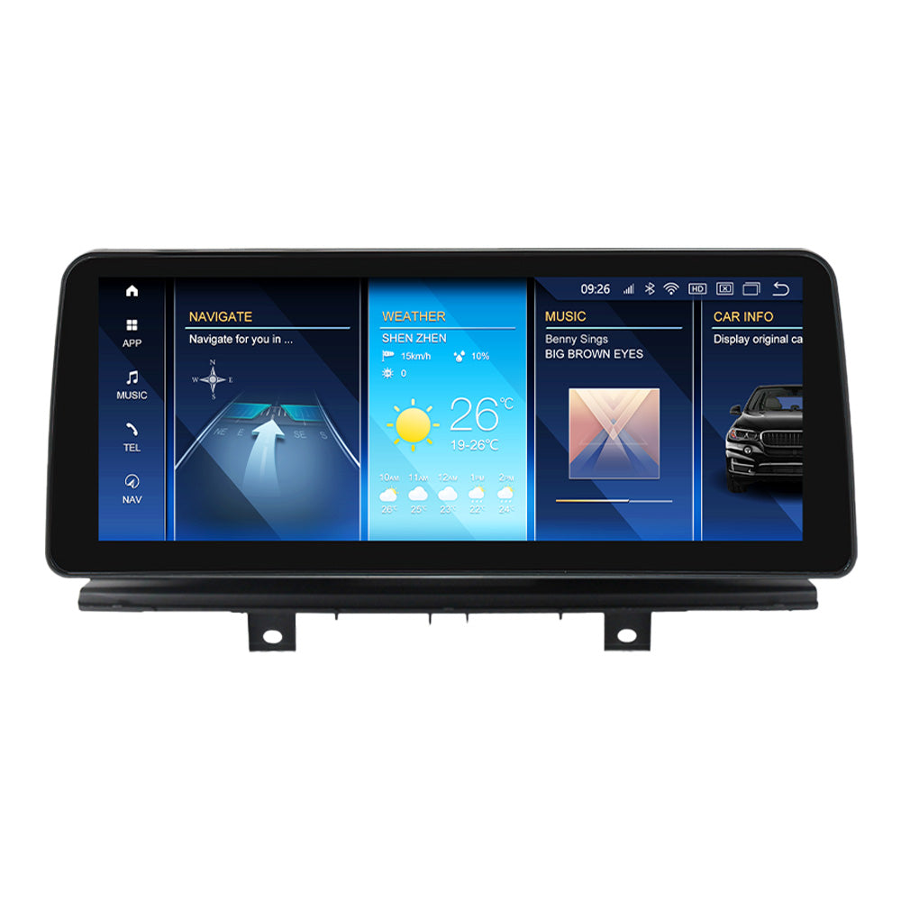 BMW X5 X6 2014-2019 Series F15 F16 Android 13 CarPlay & Android Auto Autoradio NBT EVO