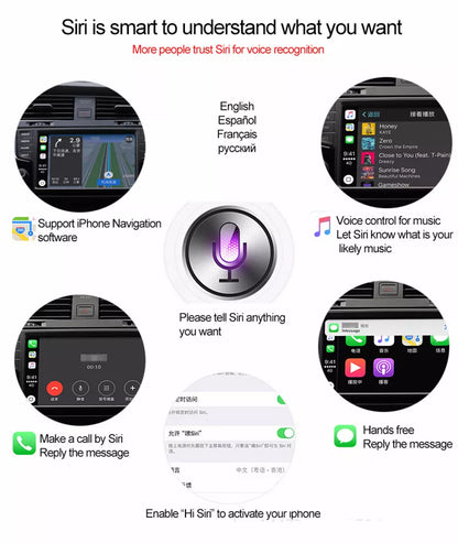 Apple CarPlay sans fil | Rétrofit pour BMW | Android Auto | Décodeur | Intégration