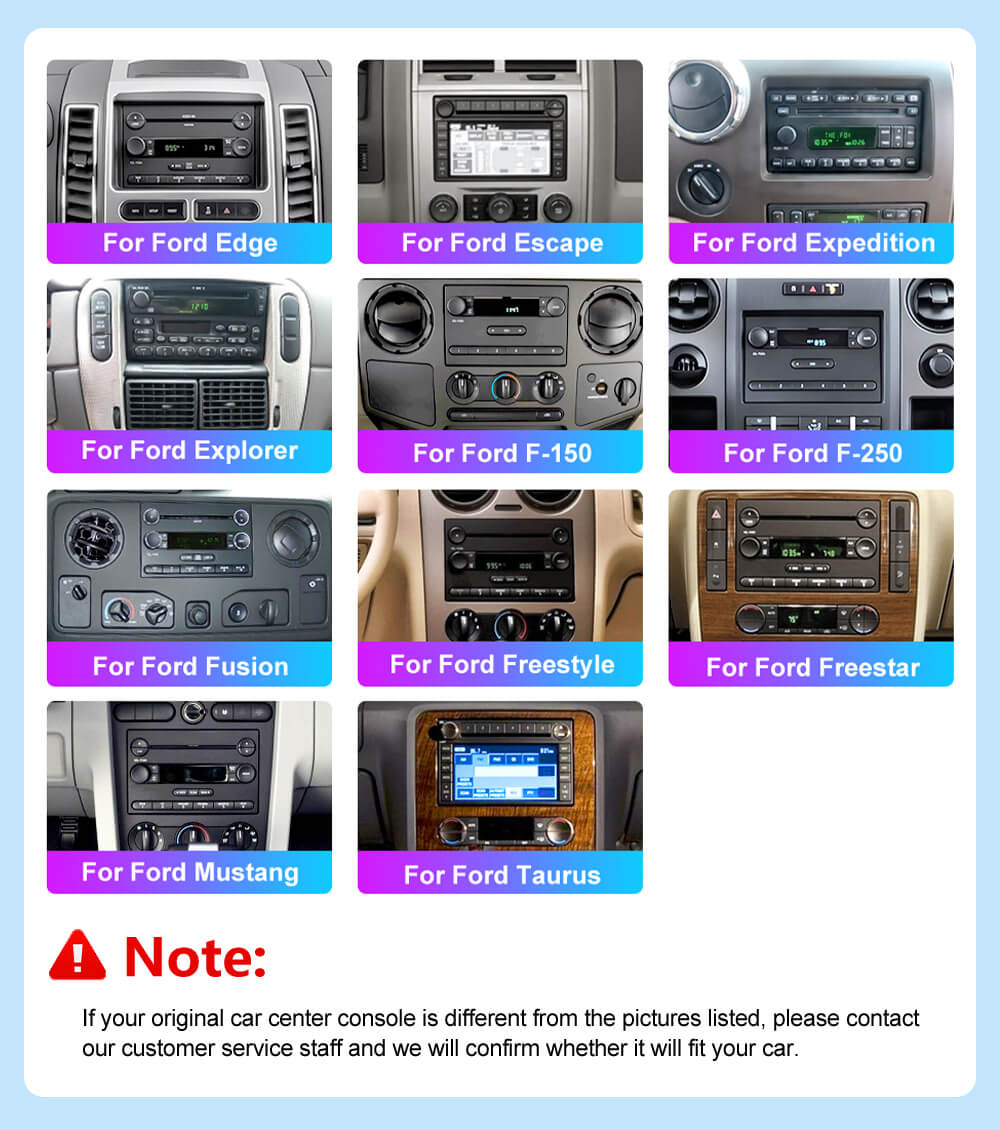 Autoradio Android 7" Spécial Ford 4G|64G