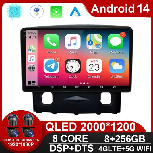 Autoradio Mazda Tribute 2006-2008 -4G_64 - Android 14 - Camera Hd 1080P | Écran Tactile | CarPlay | Bluetooth | GPS