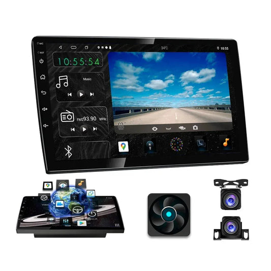 Android Double Record Caméra 6G/128 Carplay -Android Auto - Jmance | Autoradio | Android 14 | Écran Tactile | Bluetooth | GPS