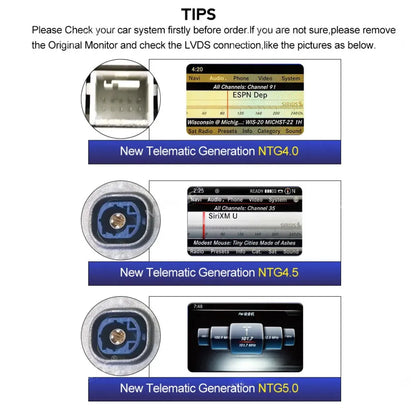 Mercedes C Class 2007-2014 W204 Android 13 Autoradio CarPlay & Android Auto NTG 5.0