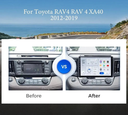 Poste Android13//4G-64//Toyota Rav4 2012-2018 | Autoradio | Android 14 | Écran Tactile | CarPlay | Bluetooth | GPS