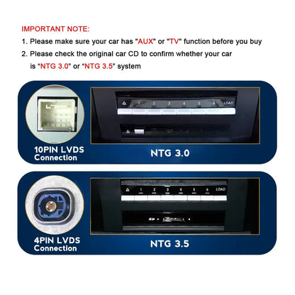 Mercedes S Class 2005-2014 W216 W221 Android 13 Autoradio CarPlay & Android Auto NTG 3.0 3.5