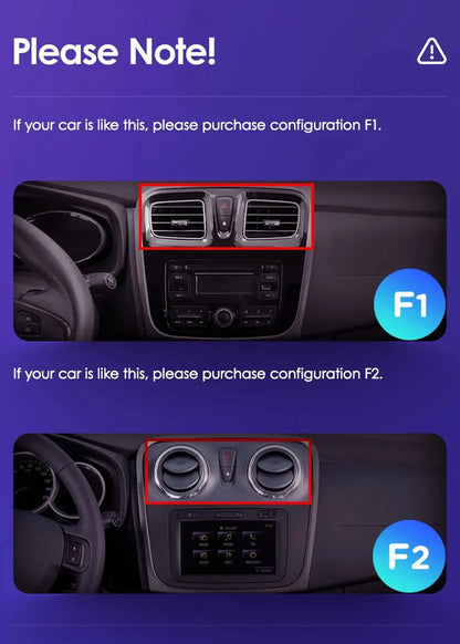 Poste Autoradio Android 13//4G-64G-Dacia Sandero-Logan 2013-2019 | Android 14 | Écran Tactile | CarPlay | Bluetooth | GPS