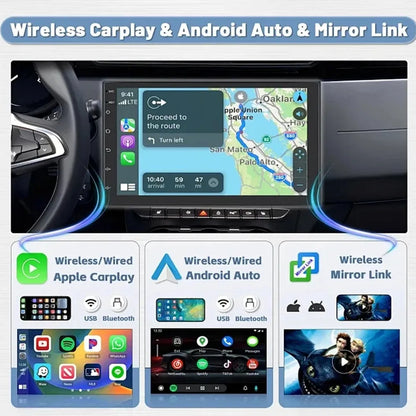 Autoradio Android 14 Ford Kuga C-Max Escape -4G_64 - Camera Hd 1080P | Écran Tactile | CarPlay | Bluetooth | GPS