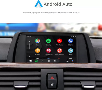 Apple CarPlay sans fil | Rétrofit pour BMW | Android Auto | Décodeur | Intégration