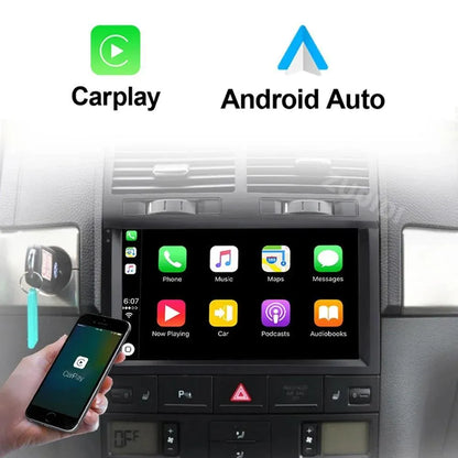 Poste Android13//4G-64//Vw Touareg 2002-2010 | Autoradio | Android 14 | Écran Tactile | CarPlay | Bluetooth | GPS