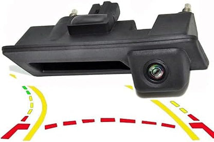 Caméra de Recul avec Poignée de Coffre Intelligente – Trajectoire pour Audi, VW Passat, Tiguan, Golf, Touran, Jetta, Touareg