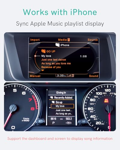 Adaptateur Bluetooth 5.0 aptX-HD pour Audi AMI/MMI, Mercedes et Volkswagen