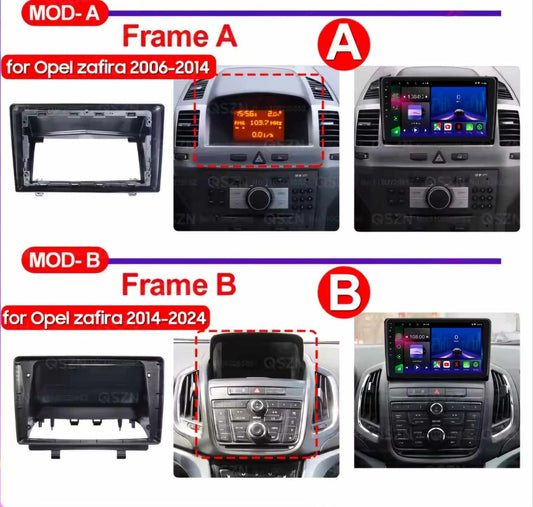 Opel Zafira | 2004-2024 | Android 13 Autoradio | Apple CarPlay | Android Auto