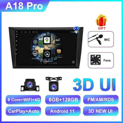 Autoradio Volkswagen Golf 6 6G-128 Double Enregistrement | Android 14 | Écran Tactile | CarPlay | Bluetooth | GPS