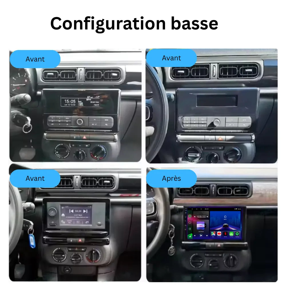 Citroen C3 | C3 Aircross | 2017-2023| Android 13 Autoradio | Apple CarPlay | Android Auto