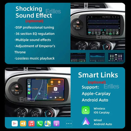 Autoradio Mazda Tribute 2006-2008 -4G_64 - Android 14 - Camera Hd 1080P | Écran Tactile | CarPlay | Bluetooth | GPS
